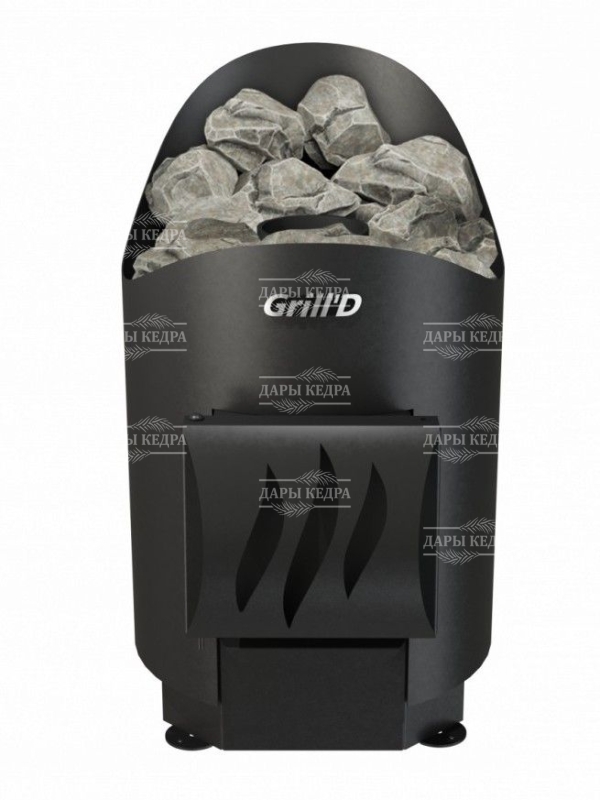 Печь для бани Grill'D Aurora mini Short black